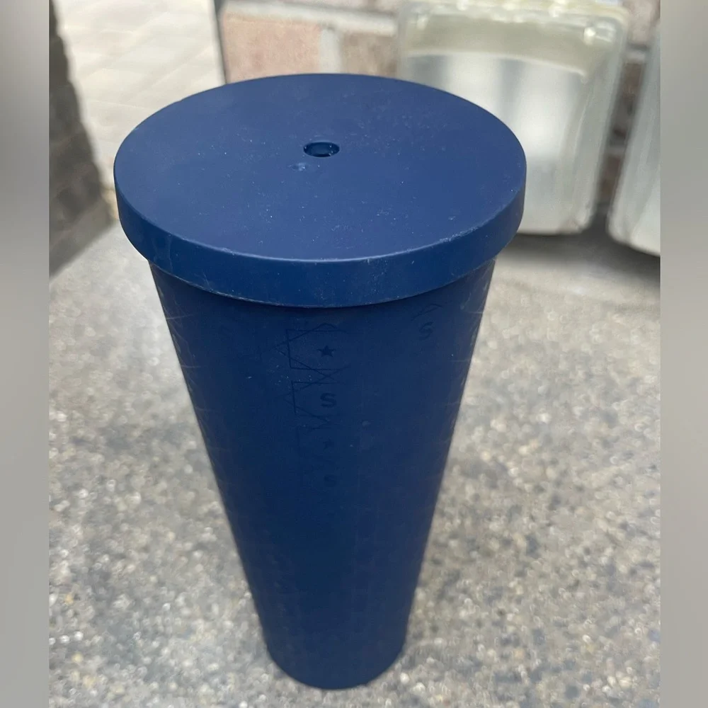 Starbucks 2017 matte blue S Star cold brew tumbler
